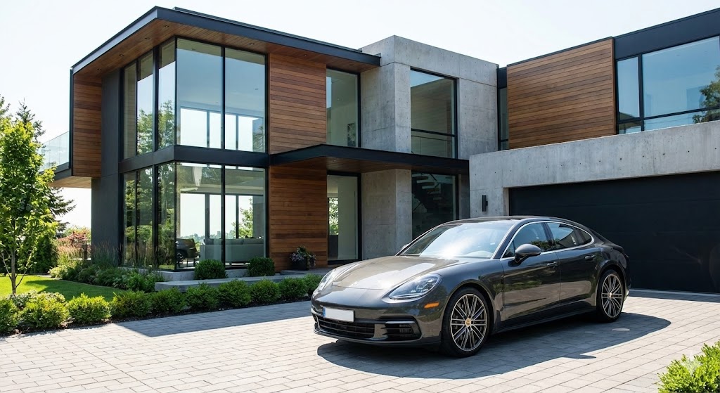 Uma casa e um carro, que você pode comparar comparando consórcios e fazendo a melhor escolha.